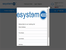 Tablet Screenshot of esystem.com.my